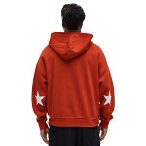 Nouveau modèle 2026 – Sweat à capuche zippé 100 % coton molletonné pour homme, coupe oversize ample, respirant, écologique, idéal pour l'hiver, avec poche - Product Image 4