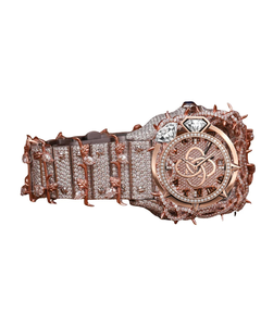 Reloj de Pulsera de Lujo con Diamantes Moissanite para Hombre, con Incrustaciones Completas de Piedras - Product Image 2