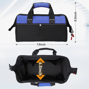 Bolsa de Herramientas de Boca Ancha de 19 Pulgadas, Resistente, con Bolsillos, de Tela Ligera, Personalizable OEM, NAHEED SPORTS TM-NS-LB-TB-F88-04 - Product Image 6
