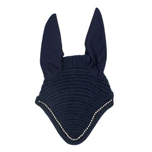Voile anti-mouches pour chevaux avec bonnet d'oreilles en polyester, emballage et marque personnalisables, plusieurs tailles - Product Image 3