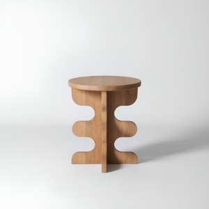 Modern Wooden Coffee <b>Table</b> Minimalist Design Handmade Solid Wood Living Room Furniture <b>Round</b> <b>Top</b> Center <b>Table</b> - Product Image 2