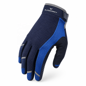 Gants de motocross à doigts complets en cuir imperméable avec fermeture auto-agrippante et revêtement en polyuréthane BLACKTHORN WORLD, haute qualité, très demandés - Product Image 1