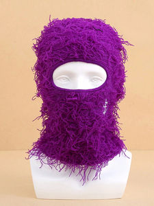 Jacquard Winter Beanie with Skull <b>Cap</b> Style Cuffed Acrylic Knit Hat for <b>Men</b> and Women Custom Embroidery Outdoor Use - Product Image 5