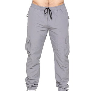 Men <b>Lightweight</b> Hooded Tracksuit Solid Gray Full Zip Casual Pants Set Side Pockets Spring Outdoor Wear For Men - Product Image 4