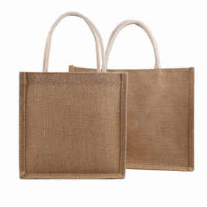 <b>Large</b> Size Eco Friendly Jute <b>Beach</b> <b>Bag</b> with Rope Handles for Carrying Towels Accessories and Travel Essentials - Product Image 3