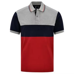 100% Cotton Men's Casual Short Sleeve Polo <b>T</b>-shirts Soft Comfortable Fabric Embroidery Logo Men Polo Shirts - Product Image 1