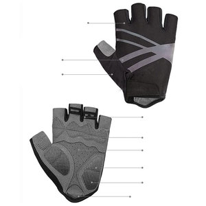 Cycling <b>Gloves</b> <b>for</b> Men Women Breathable Leather Made Riding Half Finger Non-Slip Cycling <b>Gloves</b> Lowest Price Cycling <b>Gloves</b> - Product Image 6