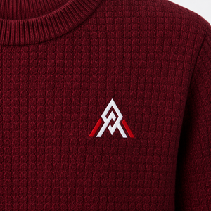 Pull en cachemire à col rond pour homme, contemporain, offrant un confort douillet, une finition raffinée, respirant, anti-plis, facile à superposer pour les affaires - Product Image 3