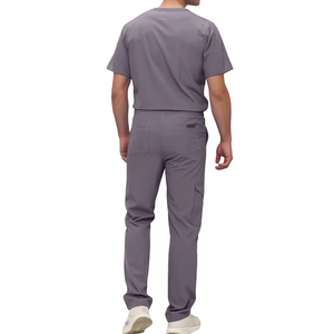 Conjunto de Uniforme Médico Unisex de Manga Corta y Pantalones, Tejido, Nuevo, para Hospital, Enfermería, Veterinaria - Product Image 6