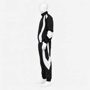 Conjunto de Chándal de Nylon para Hombre: Chaqueta Cortavientos y Pantalones de Chándal con Cremallera - Product Image 3