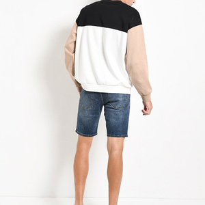 เสื้อพูลโอเวอร์คอกลมแขนยาวทรงโอเวอร์ไซส์สำหรับผู้ชาย คุณภาพพรีเมียม สำหรับฤดูหนาว ผลิตจากผ้าฝ้าย 100% กันน้ำ ระบายอากาศได้ดี ปรับแต่งได้ - Product Image 3