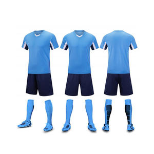 ชุดยูนิฟอร์มฟุตบอลโลโก้แบบกำหนดเอง ชุดทีมฟุตบอลเปล่าสำหรับฝึกซ้อม ชุดฟุตบอลครบชุด ชุดยูนิฟอร์มฟุตบอลแบบกำหนดเอง - Product Image 5