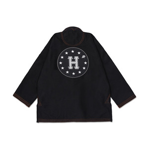 Kimono de Jiu-Jitsu Brésilien et Judo Albino et Preto x HUF (Noir) avec Logo Couleurs Personnalisées – Meilleur Prix de Vente - Product Image 2