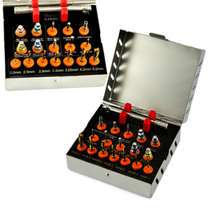 Kit de expansión ósea para implantes dentales de acero manual de alta calidad con destornilladores hexagonales de trinquete, pines paralelos y Power Grip, certificado CE - Product Image 2