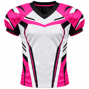 Camiseta de Fútbol Americano Personalizada para Hombre, Diseño Degradado en Verde Hierba, Naranja y Negro, Malla Transpirable, Auténtica y a la Moda - Product Image 4
