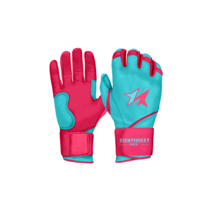Guantes de béisbol de cuero Cabretta antideslizantes con diseño de logotipo personalizado, unisex, profesionales, de calidad Bruce Bolt, para hombres y mujeres. - Product Image 4
