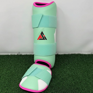 Espinilleras de Béisbol Personalizadas de Colores, Material Duradero, Correas Ajustables, Protección de Alto Impacto para Piernas - Product Image 1