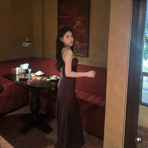 Vestido Largo de Satén con Escote Corazón para Mujer, de Lujo, para Fiesta y Boda, OEM - Product Image 4