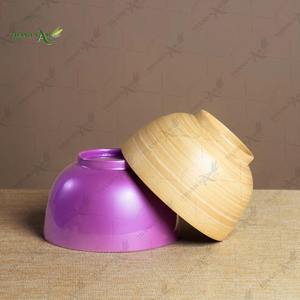 ชุดชามไม้ไผ่แบบใช้แล้วทิ้ง เป็นมิตรกับสิ่งแวดล้อม ดีไซน์คลาสสิก พร้อมสีที่กำหนดเอง สำหรับใช้ในบ้านและงานเลี้ยงอาหาร จากโรงงานหนามดิง - Product Image 3