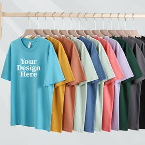 Camiseta de Algodón Extra Grande para Mujer, Talla Grande, Hombros Caídos, Tela Suave, Manga Corta, Lisa, Informal, Verano, Logotipo Personalizado, Hecha en Bangladesh - Product Image 2