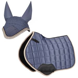 2026 Ensemble assorti de tapis de selle en mousse satinée écologique pour dressage, concours d'équitation et saut d'obstacles, personnalisation par sublimation, masque anti-mouches, articles de sport - Product Image 1