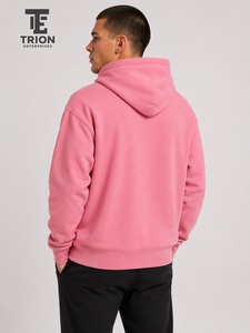 Sweat à capuche zippé pour homme, poids lourd, hiver, broderie personnalisée, respirant, 100% coton molletonné, vêtements décontractés, service OEM, couleurs personnalisées - Product Image 4