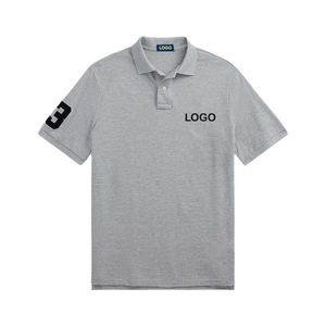 Nueva Camiseta Deportiva Clásica para Hombre, Tejida en Malla de Algodón, con Bordado Grande, Transpirable, Casual, de Manga Corta y Costuras Reforzadas - Product Image 1