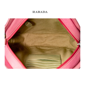 Tendance dames sac à main en cuir classique rond bandoulière épaule sacs à main avec doublure en toile conceptions à la mode pour les femmes - Product Image 4