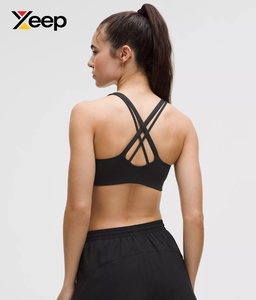 XEEP สปอร์ตบราโยคะคุณภาพสูงสำหรับผู้หญิง รุ่น XC-SB-89 ดีไซน์เรียบง่าย ระบายอากาศได้ดี สายปรับได้ แผ่นรองถอดออกได้ รองรับได้ดี แห้งเร็ว - Product Image 2