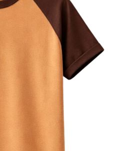 Custom Mens Raglan Jersey Short Sleeve T Shirt Cotton Polyester Crew Neck Casual Contrast Sleeve <b>Baseball</b> <b>Tee</b> OEM Apparel Supply - Product Image 6