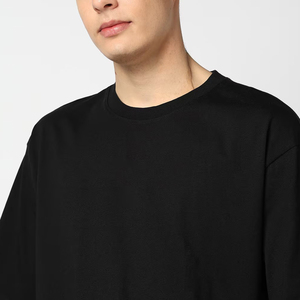 เสื้อยืดสตรีทแวร์สำหรับผู้ชาย ฤดูร้อน สกรีนโลโก้ได้ ผ้าฝ้าย 100% เสื้อยืดผู้ชาย ทรงปกติ สวมใส่สบาย ทรงหลวม พิมพ์ลาย - Product Image 4