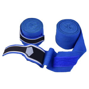 Bandes de boxe durables avec boucle pour le pouce, protection élastique du poignet pour l'entraînement, la remise en forme et les arts martiaux - Product Image 1