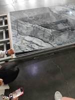 Panneau mural en PVC de haute qualité à bas prix et panneau en marbre UV couleur pierre, pas besoin d'huile ni de peinture