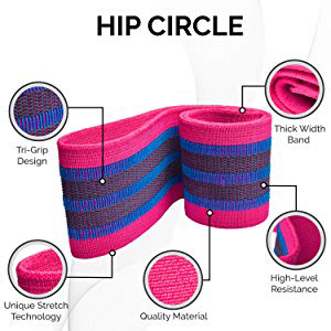 Bandes de Résistance Élastiques pour Hanches et Fessiers – Entraînement des Jambes, Squats, Pilates, Yoga, Gym et Fitness à Domicile - Product Image 2