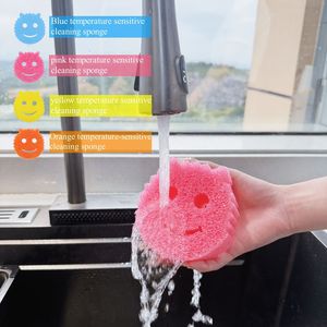 Set di spugne per lavare i piatti da 4/8 pezzi, di vari colori, antigraffio, multiuso, in schiuma polimerica. - Product Image 2