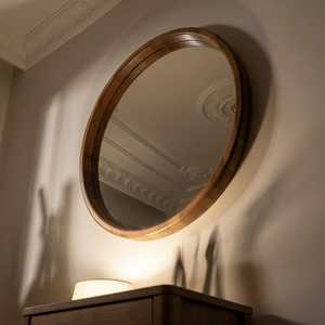 Espejo de Pared de Madera Premium Orion Handicraft, Marco de Madera Natural Moderno, Espejo Decorativo Hecho a Mano, Ecológico, para Interiores del Hogar - Product Image 6