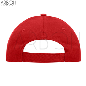 Bon Fournisseur, Service OEM ODM, Confortable, Meilleur Prix, Nouveauté, Logo Personnalisé, Casquettes de Sport 6 Panneaux en Coton Premium Rouge Réglables - Product Image 4
