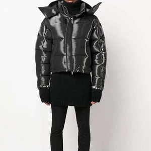 Premium Quality Outdoor Men's Stand Hooded Puffer Jacket Winter Warm Lightweight <b>Waterproof</b> Breathable Casual <b>Coat</b> Puff Front - Product Image 2