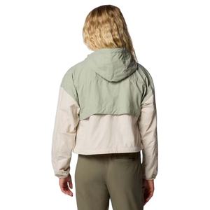 Veste coupe-vent unisexe à blocs de couleur, à capuche, manches longues, légère, en polyester, décontractée, pour le printemps - Product Image 6