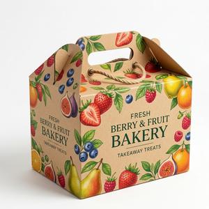 <b>Paper</b> <b>Boxes</b> with Handle Custom Printed Packaging <b>Boxes</b> for Retail Gift and Takeaway Packaging OEM ODM - Product Image 2