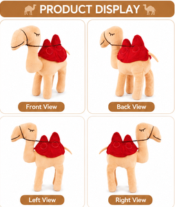 Peluche de Camello Suave, Adorable Peluche de Camello de Velboa, Juguete de Peluche con Temática del Desierto, Regalo Personalizado OEM al por Mayor - Product Image 5