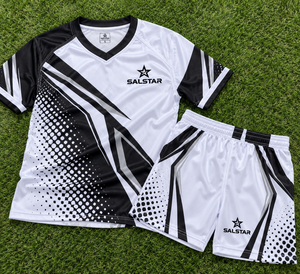 Ensemble maillot et short de sport sublimé tendance pour hommes, noir et blanc, respirant, uniforme de rugby, kit d'équipe de club, logo des sponsors - Product Image 6