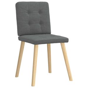 Juego de 6 Sillas de Comedor Gris Oscuro - Product Image 4
