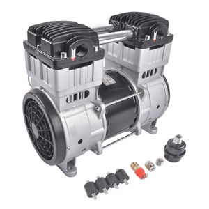 Compressore d'aria SP 9421 2HP 110V, silenzioso 70dB, senza olio, a pistone, 24 galloni, potenza 90KW, pressione 10-16-8 Bar, lubrificato - Product Image 6