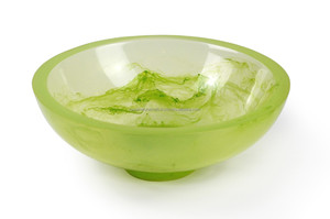 Grand bol pour la cuisine et la table Bol à salade en résine écologique avec motif de modèle Peint à la main Nouveau design Bol de service - Product Image 3