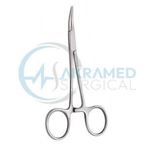 ชุดคีมหนีบหลอดเลือดแบบแมนนวล Akramed Surgical 2 ชิ้น รุ่นพรีเมียม ขนาด 12.5 ซม. แบบตรงและแบบโค้ง ได้รับการรับรองมาตรฐาน CE ผลิตจากสแตนเลสสตีล - Product Image 3