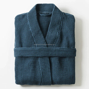 Albornoz Ligero Tipo Waffle, Suave, Transpirable, de Secado Rápido, Calidad de Hotel, Unisex, para Spa, Playa o Descanso - Product Image 6