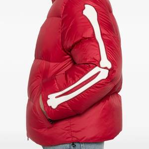 Chaquetas Acolchadas Impermeables Formales de Alta Calidad para Hombre, Color Rojo Brillante, Diseño Personalizado, Cierre de Cremallera, Ropa de Abrigo Moderna - Product Image 4