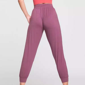 Nouveau design 2026 – Pantalons d'été confortables en soie et coton molletonné pour femmes, avec service OEM – Vente en gros - Product Image 2