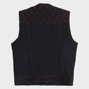 <b>Black</b> Denim <b>Vest</b> - Product Image 2